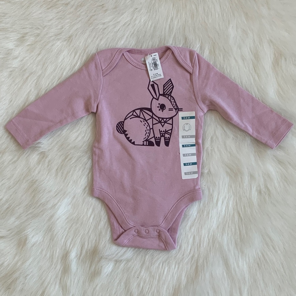 Old Navy Lavender Bunny Bodysuit